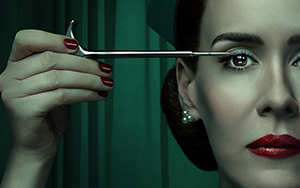 Sarah Paulson in Netflix`s American psychological thriller drama web-series, `Ratched`